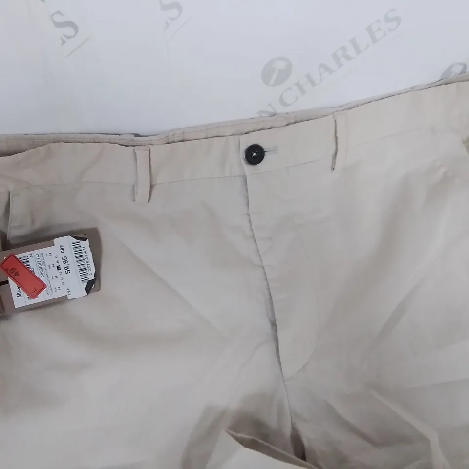 MASSIMO DUTIES CREAM TROUSERS - UK 34