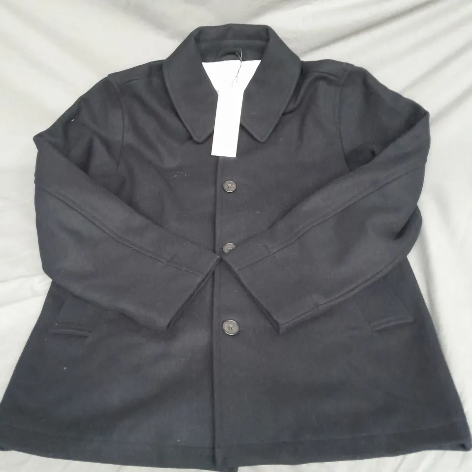 PARAGES HARBOUR WOOL JACKET IN NAVY SIZE XL