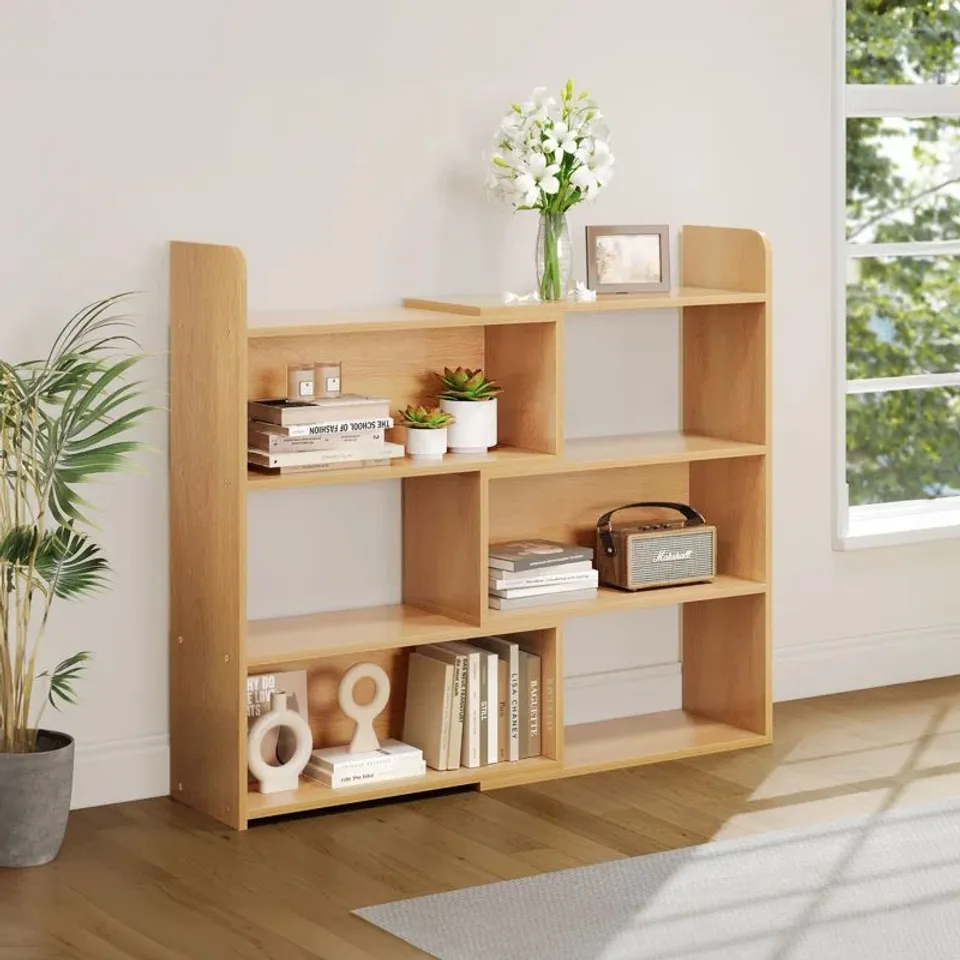 BOXED AKAYLA TELESCOPIC BOOKCASE RANGE 80-150CM  