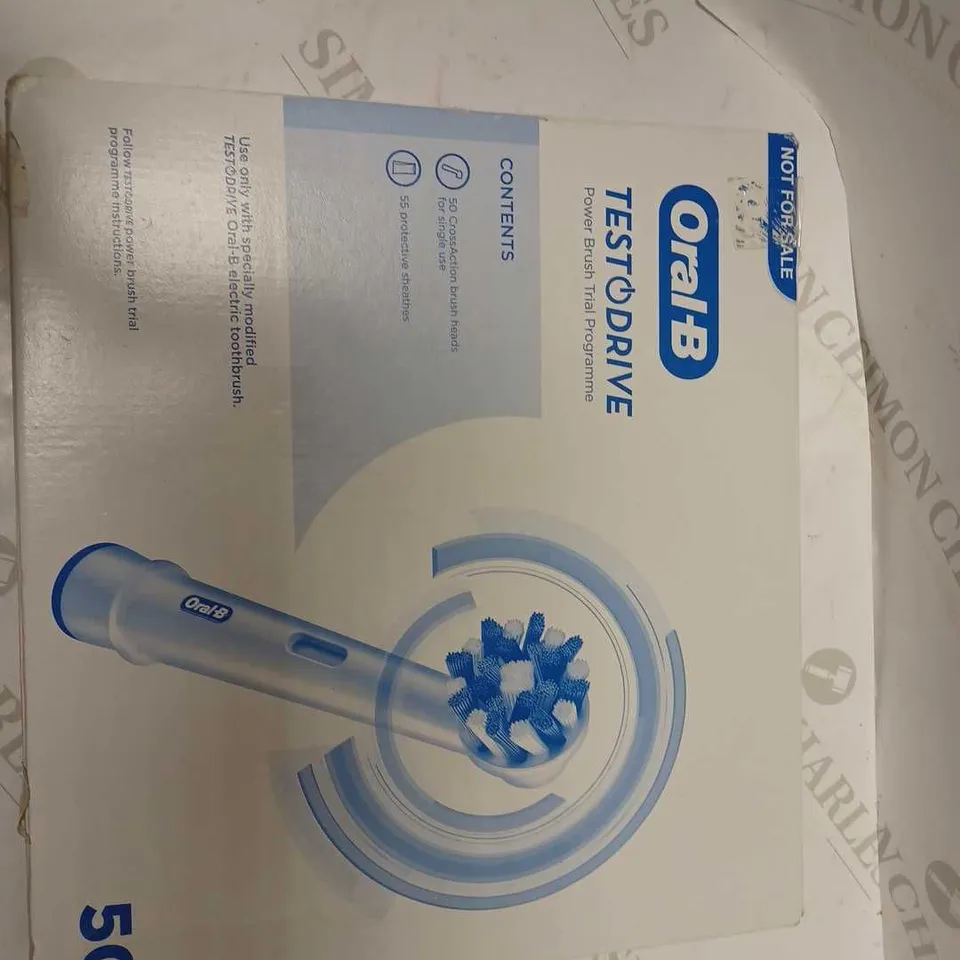 ORAL-B TEST DRIVE POWER BRUSH TRIAL PROGRAMME