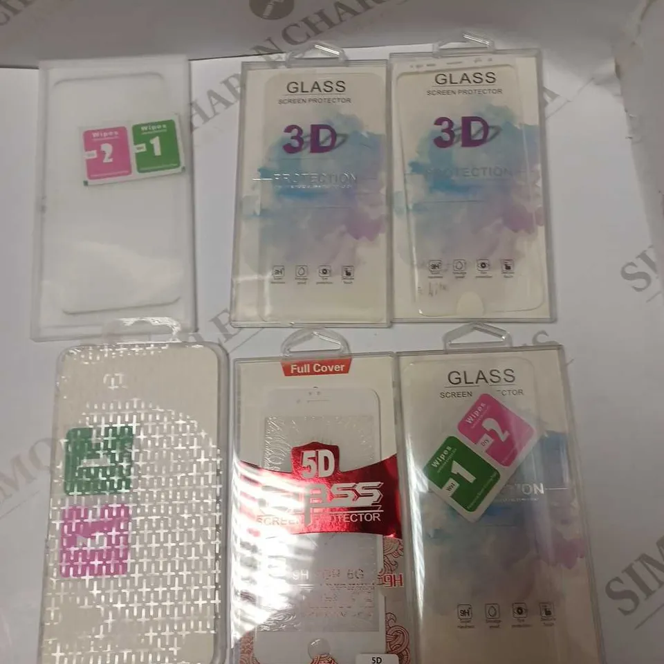 LOT OF SIX TO INCLUDE SCREEN PROTECTORS