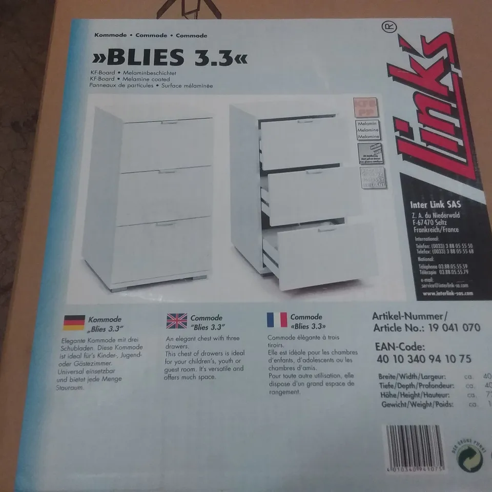 BOXED BLIES 3.3 CHEST (1 BOX)