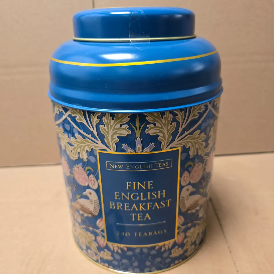 NEW ENGLISH TEAS FINE ENGLISH BREAKFAST TEA - 240 TEA BAGS