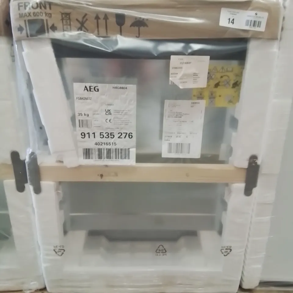 AEG AIR DRY 60CM INTEGRATED 13 PLACE DISHWASHERS MODEL FSB42607Z