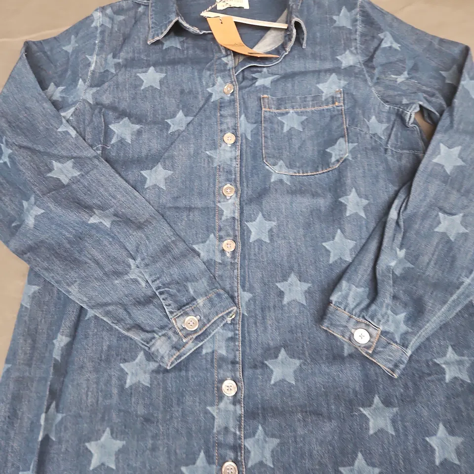 SUGARHLL ILSA MINI SHIRT DRESS - SIZE 12