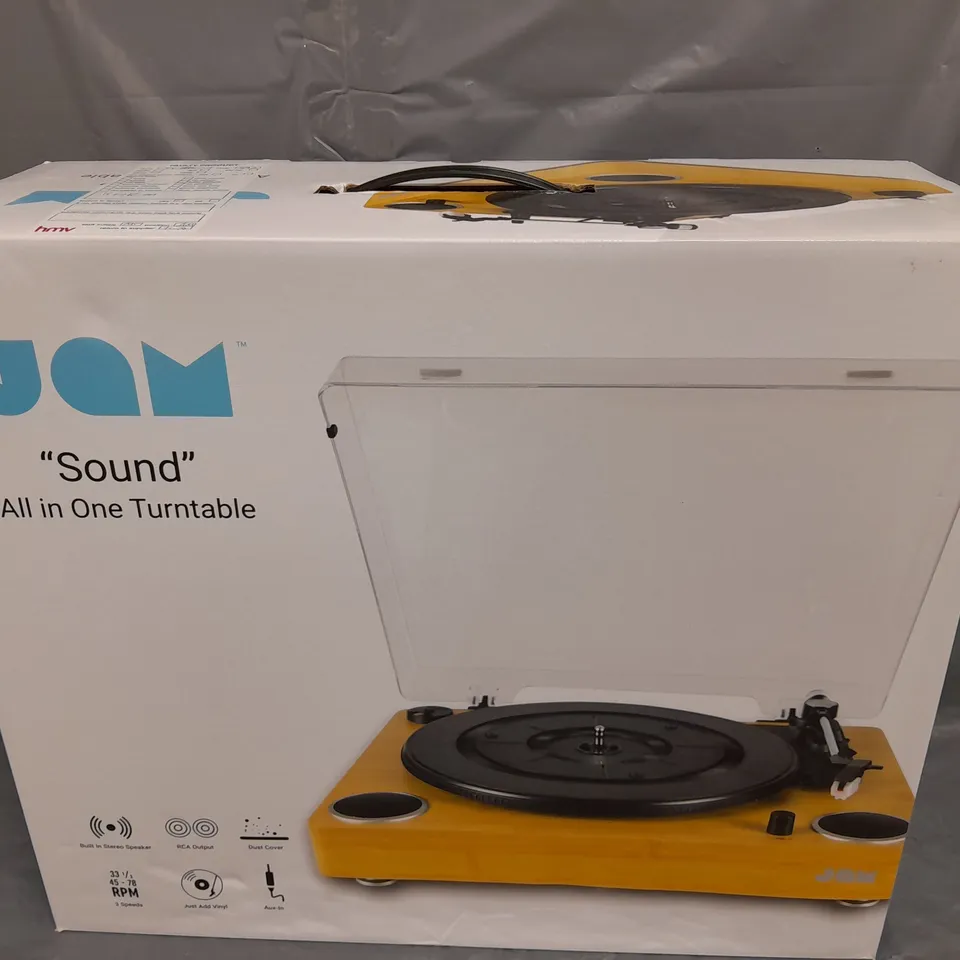 2 X JAM 'SOUND' ALL-IN-ONE TURNTABLE