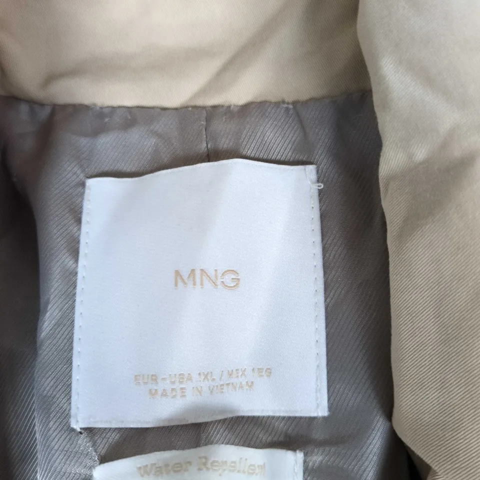 MNG TRENCH COAT – BEIGE – WATER-REPELLENT – WOMEN'S OUTERWEAR XL MANGO