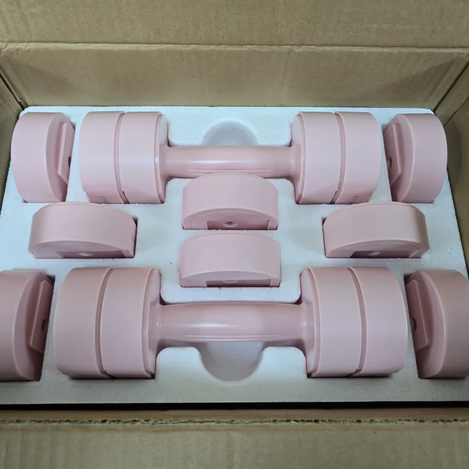 MERACH MR-2444 ADJUSTABLE DUMBBELL SET (PINK)