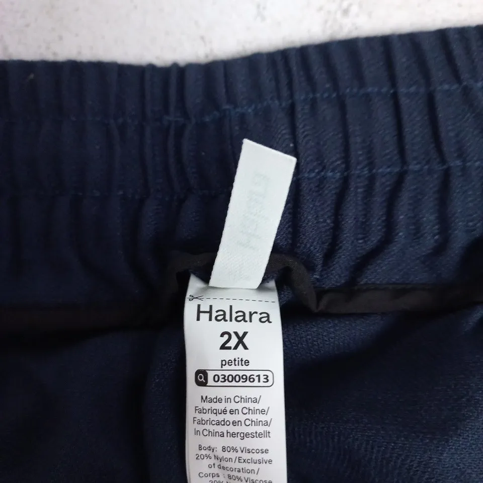 HALARA NAVY PANTS – 2X PETITE (WOMEN)