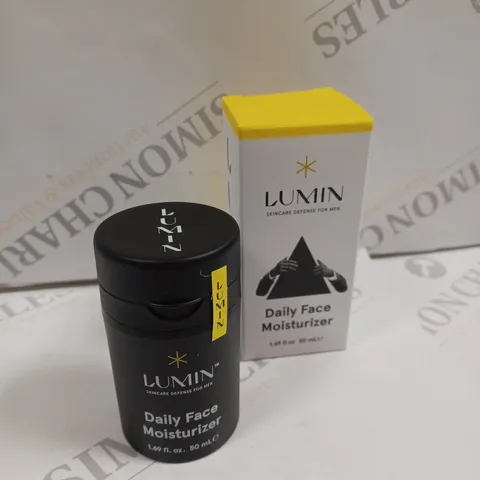 BOXED LUMIN MEN'S SKINCARE DAILY FACE MOISTURIZER