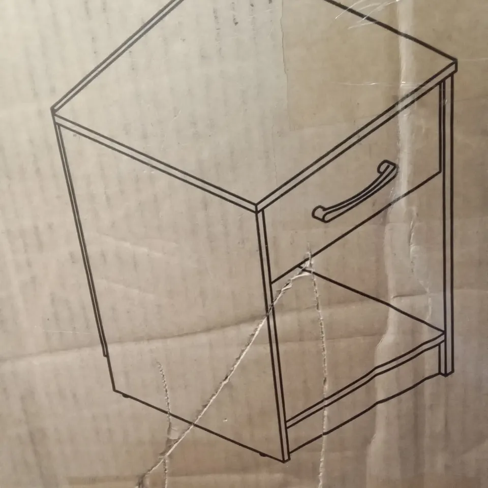 BOXED EASTWOOD NIGHTSTAND - ASH GREY 