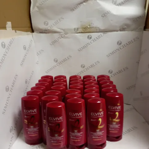 BOX OF 33 LOREAL ELVIVE COLOUR PROTECT CONDITIONERS