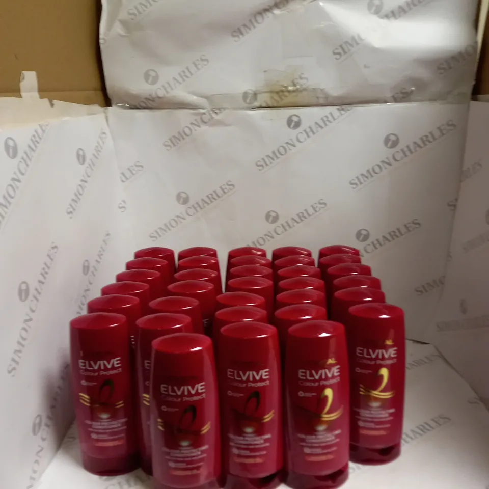 BOX OF 33 LOREAL ELVIVE COLOUR PROTECT CONDITIONERS