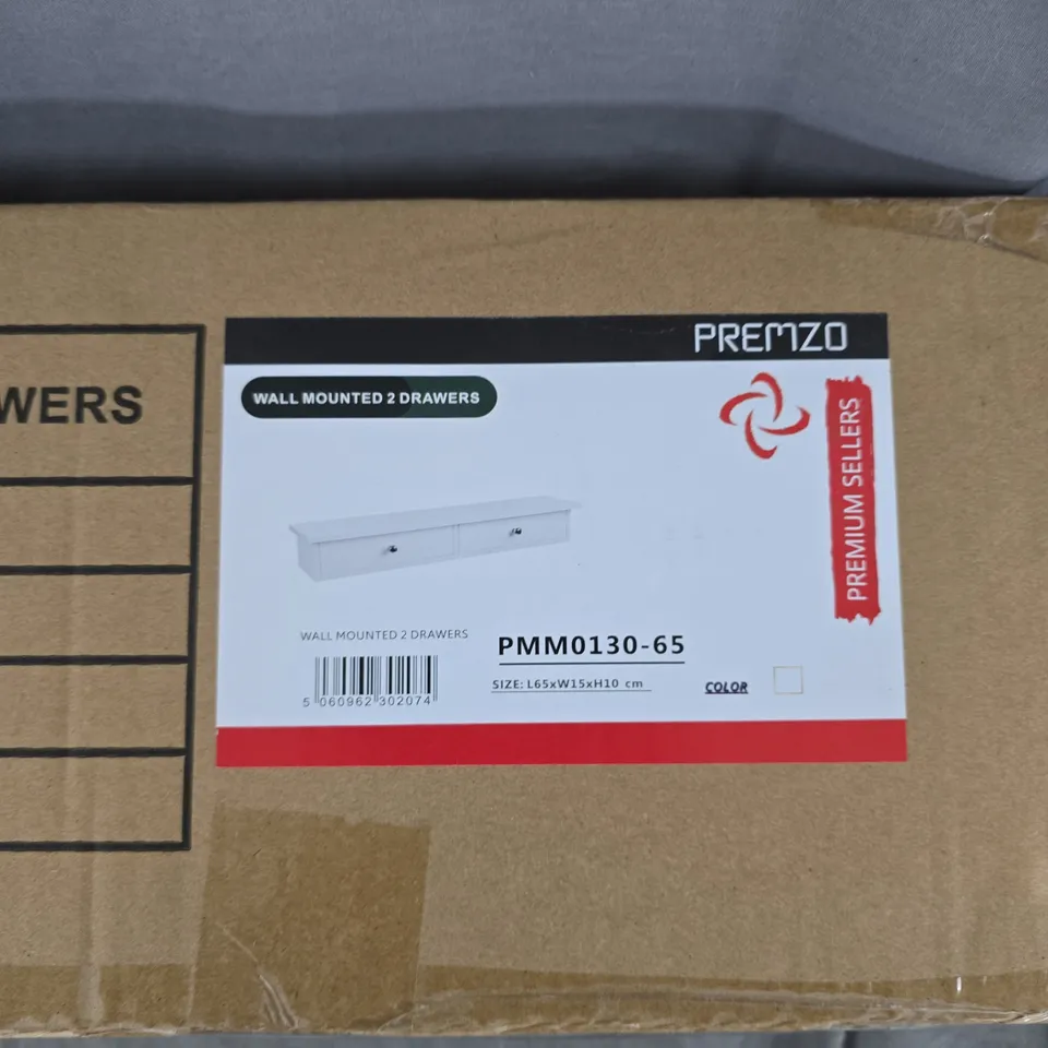 PREMZO PMM0130-65 WALL MOUNTED 2 DRAWS