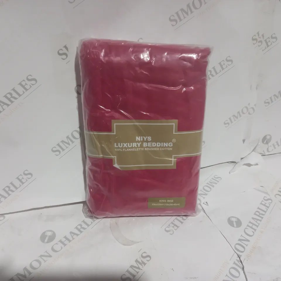 NIYS LUXARY BEDDING KING BED FITTED SHEET