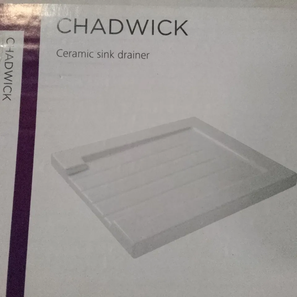 BOXED COOKE&LEWIS CHADWICK CERAMIC SINK DRAINER