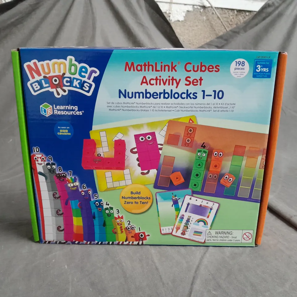 NUMBER BLOCKS MATHLINK CUBES ACTIVITY SET 