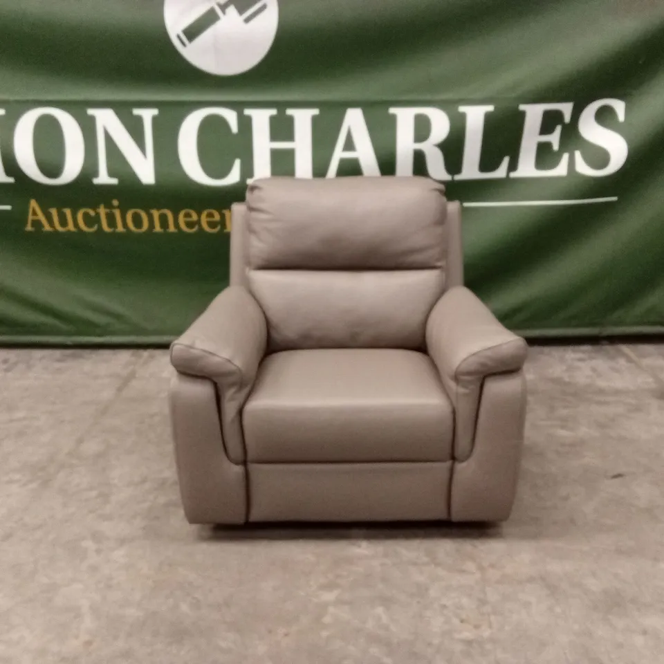 QUALITY DESIGNER ITALIAN MADE LEATHER ARMCHAIR