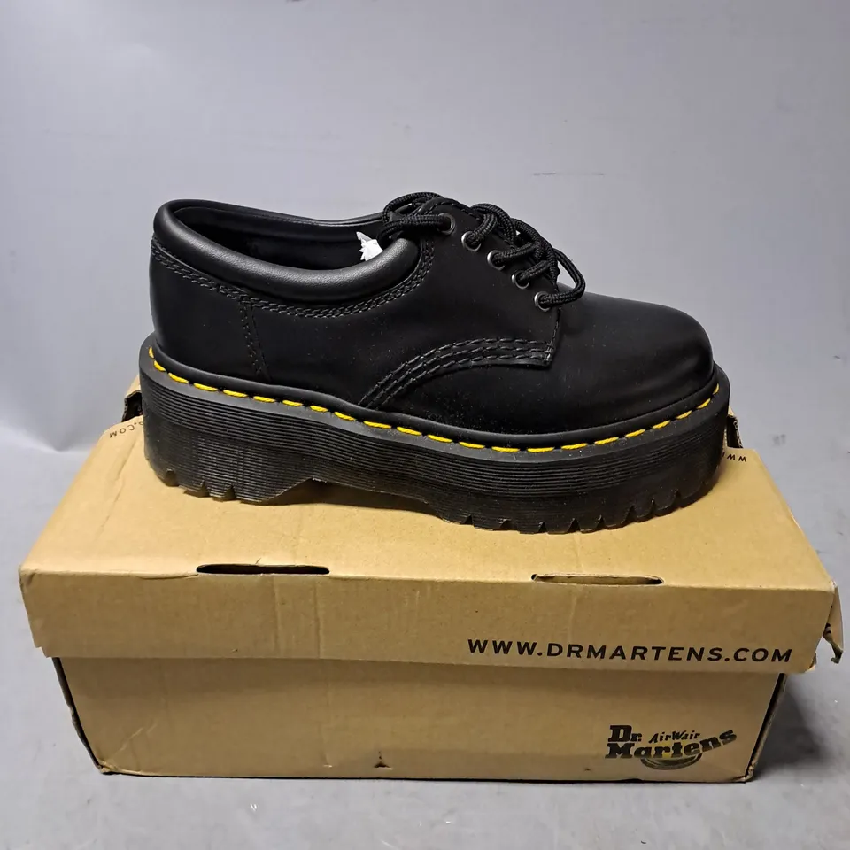 BOXED DR MARTENS 8053 QUAD BLACK TRAINERS - UK 3 