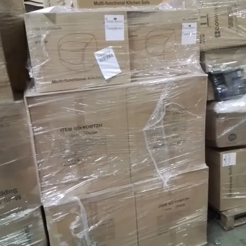 PALLET OF ASSORTED HOUSEHOLD GOODS AND PRODUCTS TO INCLUDE;PORTABLE TOILET SEAT SET,MULTIFUNCTIONAL KITCHEN SOFA