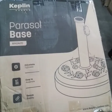 BOXED KEPLIN GARDEN PARASOL BASE -BRONZE-