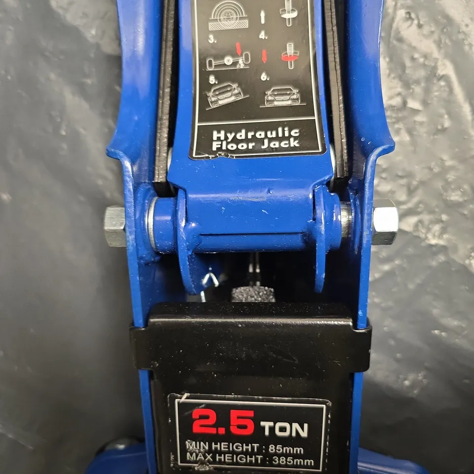 BLUE 2.5 TON HYDRAULIC FLOOR JACK