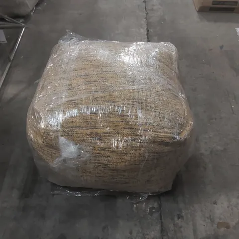 GALLERY DIRECT MIRANDA POUFFE IN OCHRE