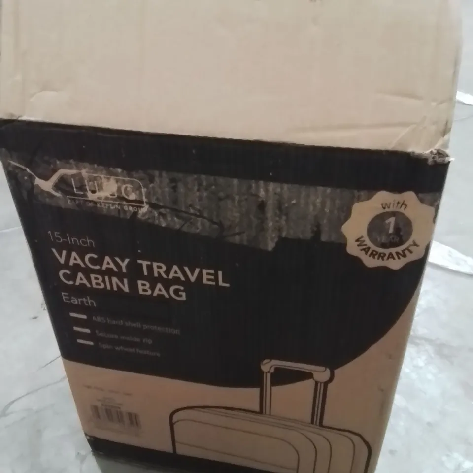 BOXED LUGG VACAY TRAVEL CABIN BAG EARTH