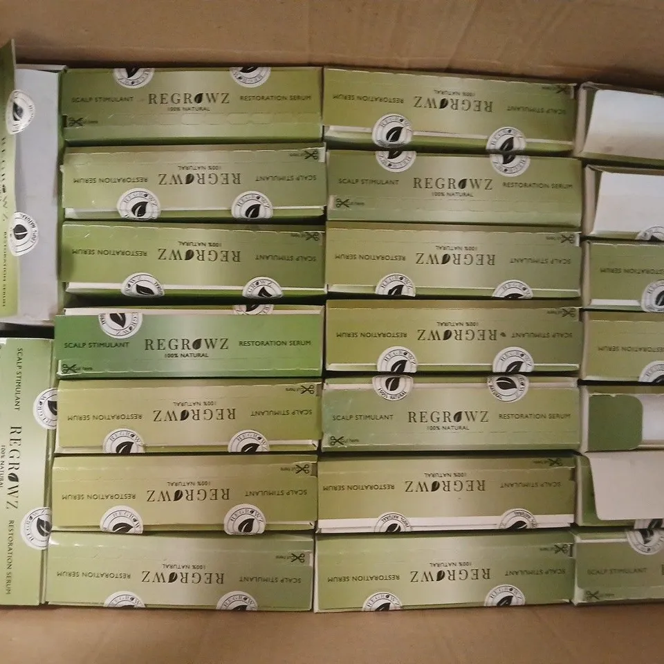 APPROXIMATELY 50 BOXED REGROWZ FOR WOMEN HAIR REGROWTH & THICKENING TREATMENTS 