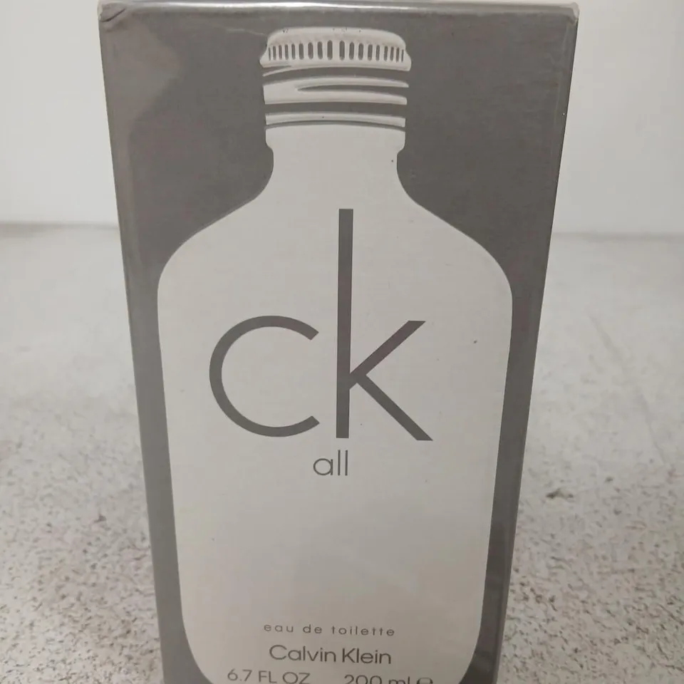 SEALED CALVIN KLEIN ALL EAU DE TOILETTE - 200ML