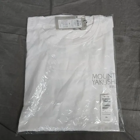 BAGGED ONLY & SONS WHITE SHORT-SLEEVE T-SHIRT – XXL