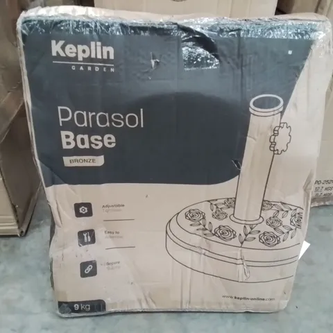 BOXED KEPLIN GARDEN PARASOL BASE -BRONZE-