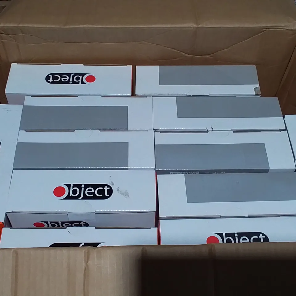 LOT OF 12 BOXED OBJECT LIGHT UP MESSAGE BOARDS