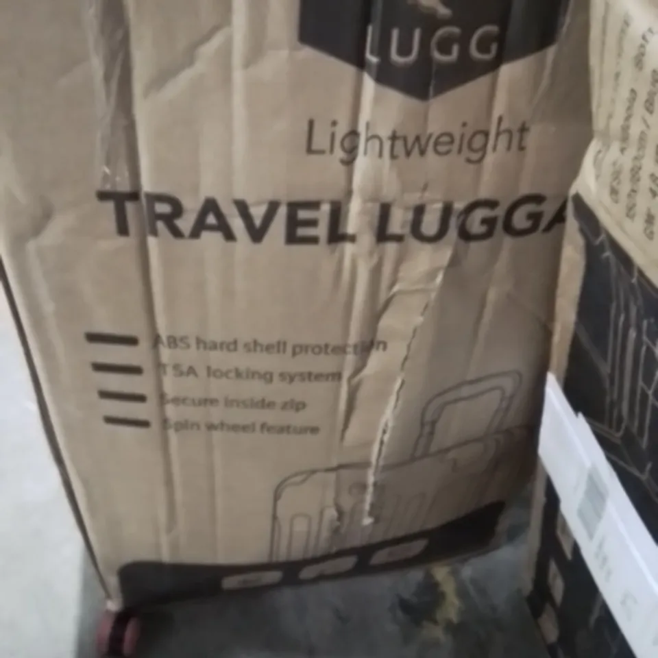 BOXED LUGG TRAVEL SUITCASE 