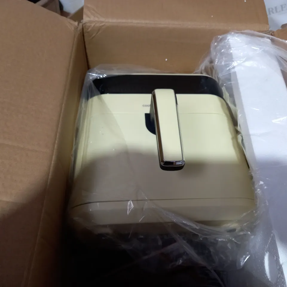 COOKS ESSENTIALS AIR FRYER IN CREAM