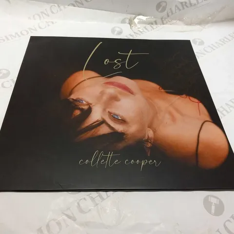 COLLETTE COOPER LOST VINYL SIGNED WITH PERSONALISED MESSAGE 'DEAR MICHAEL LOTS OF LOVE'