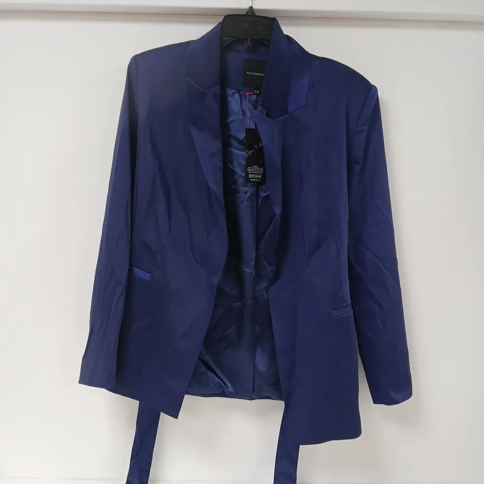 KALEIDOSCOPE WOMEN'S NAVYSATIN BLAZER, UK 12