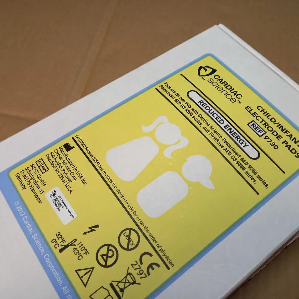 BOXED CHILD/INFANT ELECTRODE PADS
