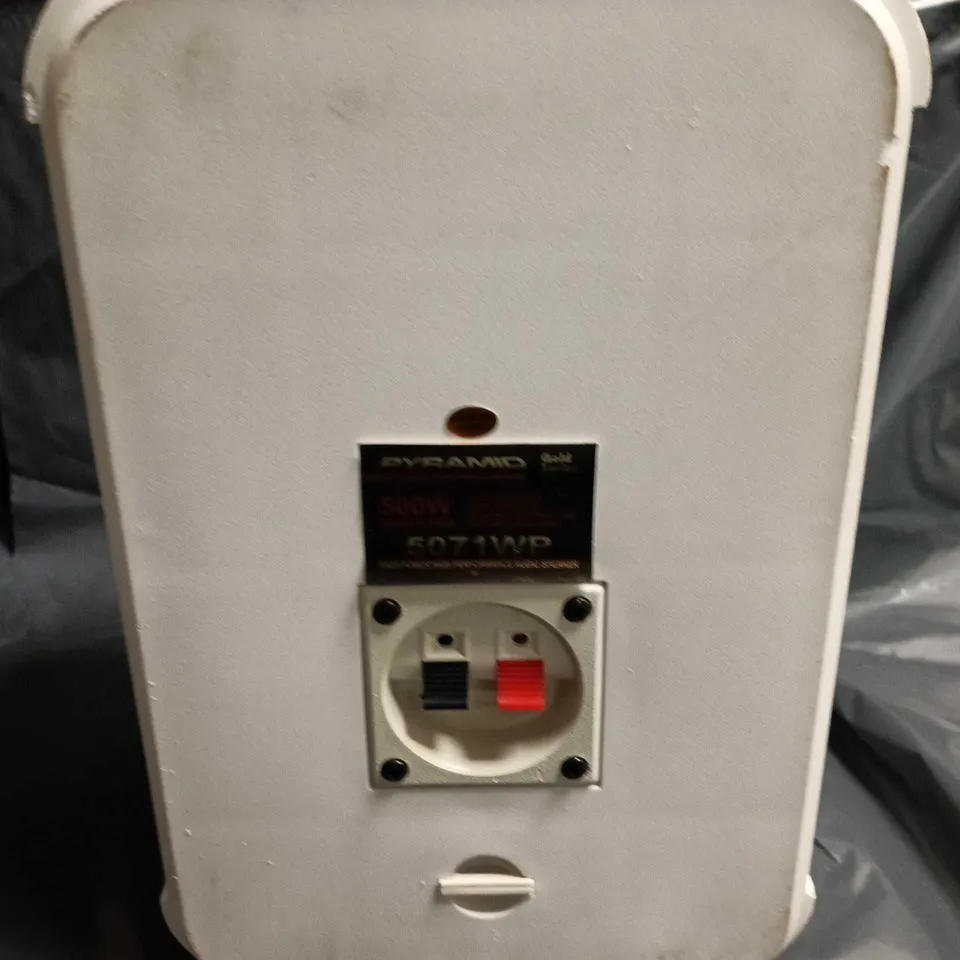 PYRAMID 50W PORTABLE SPEAKER – MODEL 5071WP – WHITE