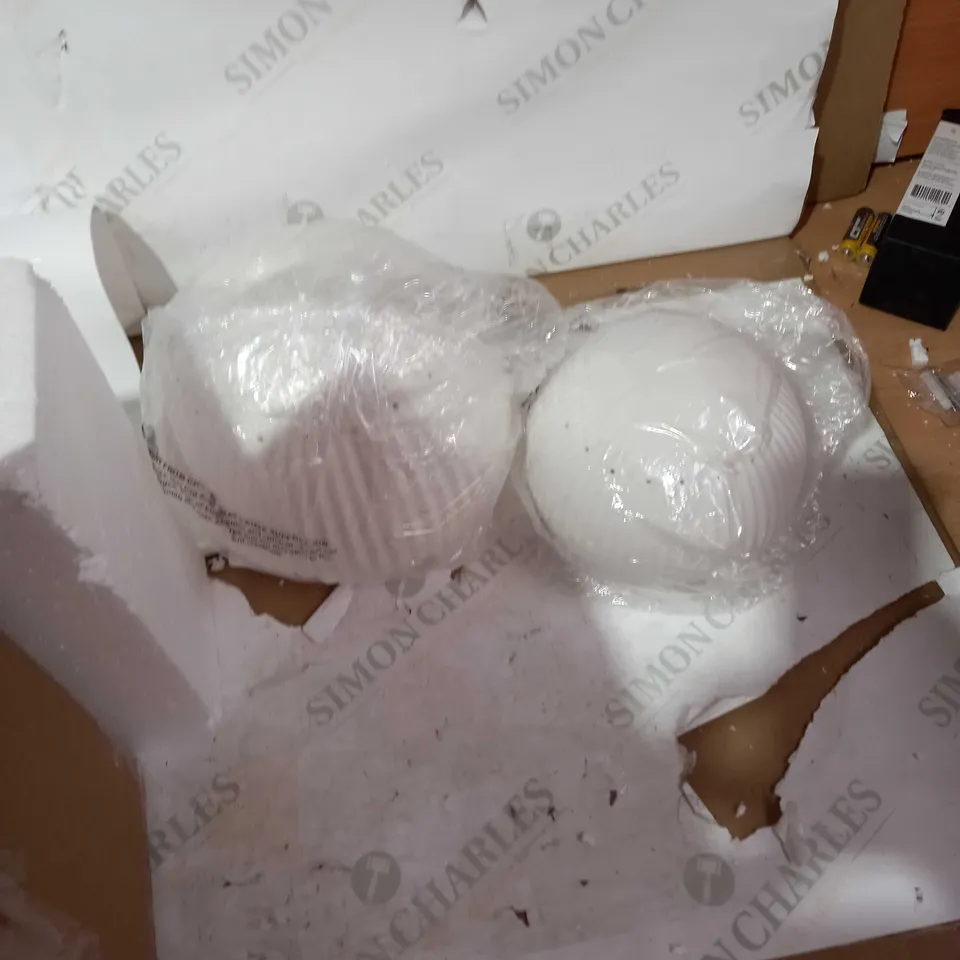 K BY KELLY HOPPEN SET OF CERAMIC LIGHT UP ORNAMENTS