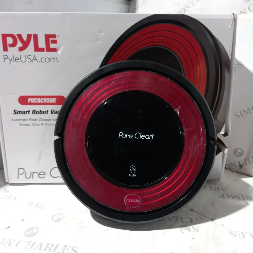 BOXED PYLE SMART ROBOT VACUUM PUCRC95UK