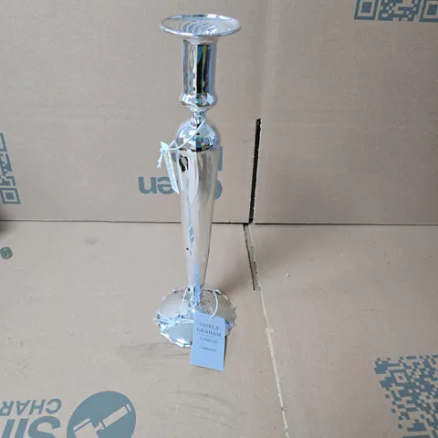 24X GISELA GRAHAM SILVER CANDLESTICK HOLDERS 