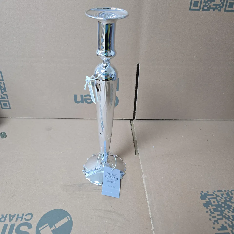 24X GISELA GRAHAM SILVER CANDLESTICK HOLDERS 