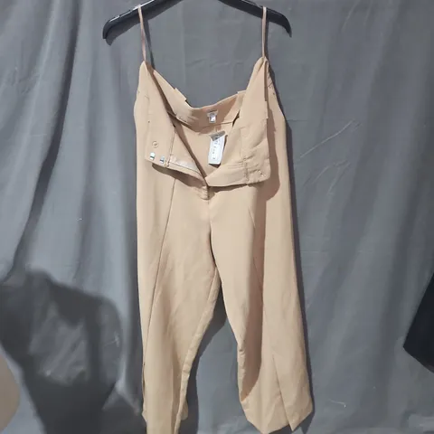 RIVER ISLAND BEIGE TROUSERS , UK 14