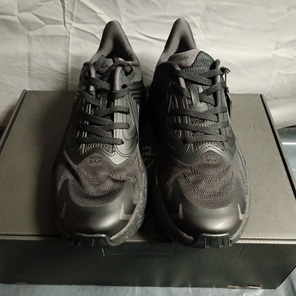 BOXED PAIR OF REPRESENT BLACK TRAINERS – MEN'S - UK SIZE 10
