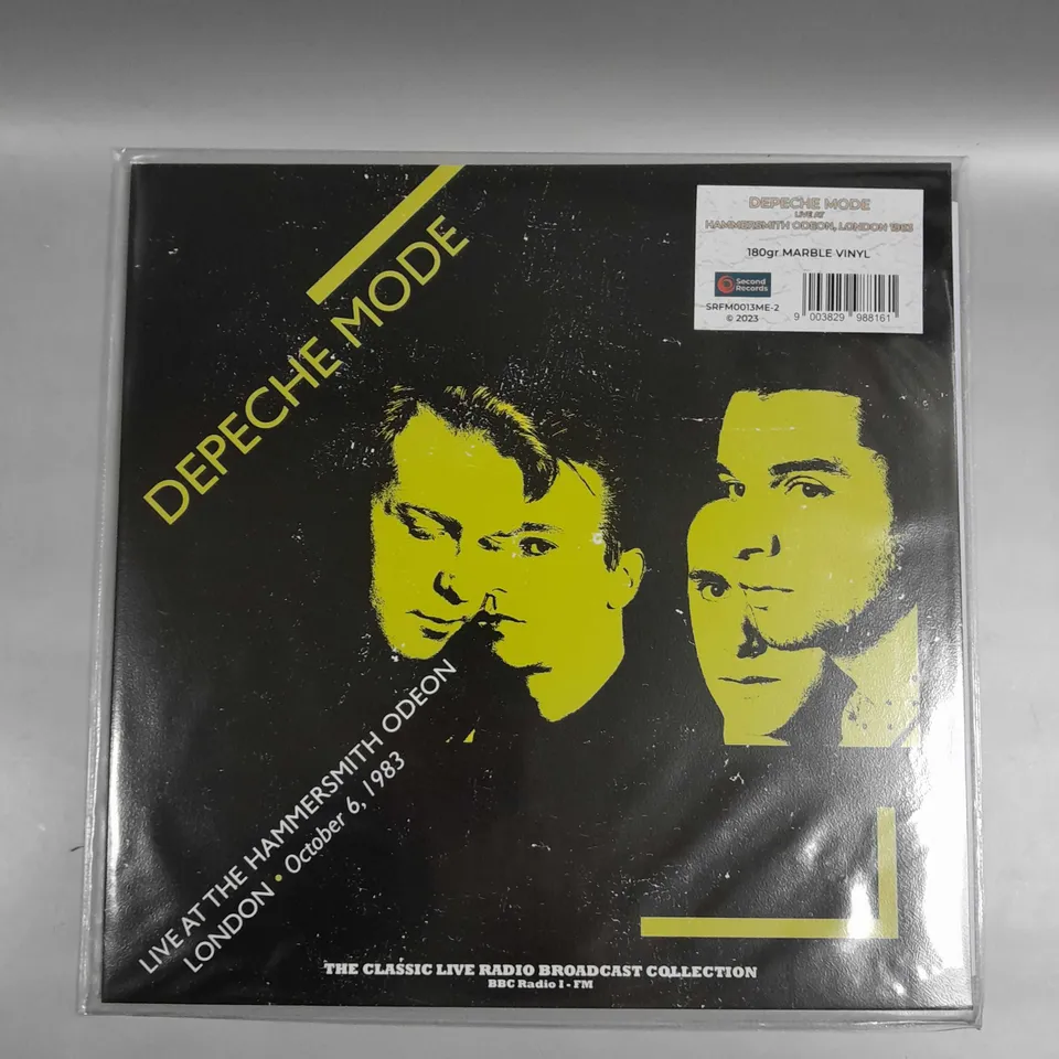 DEPECHE MODE LIVE AT HAMMERSMITH ODEON LONDON 1983 MARBLE VINYL 