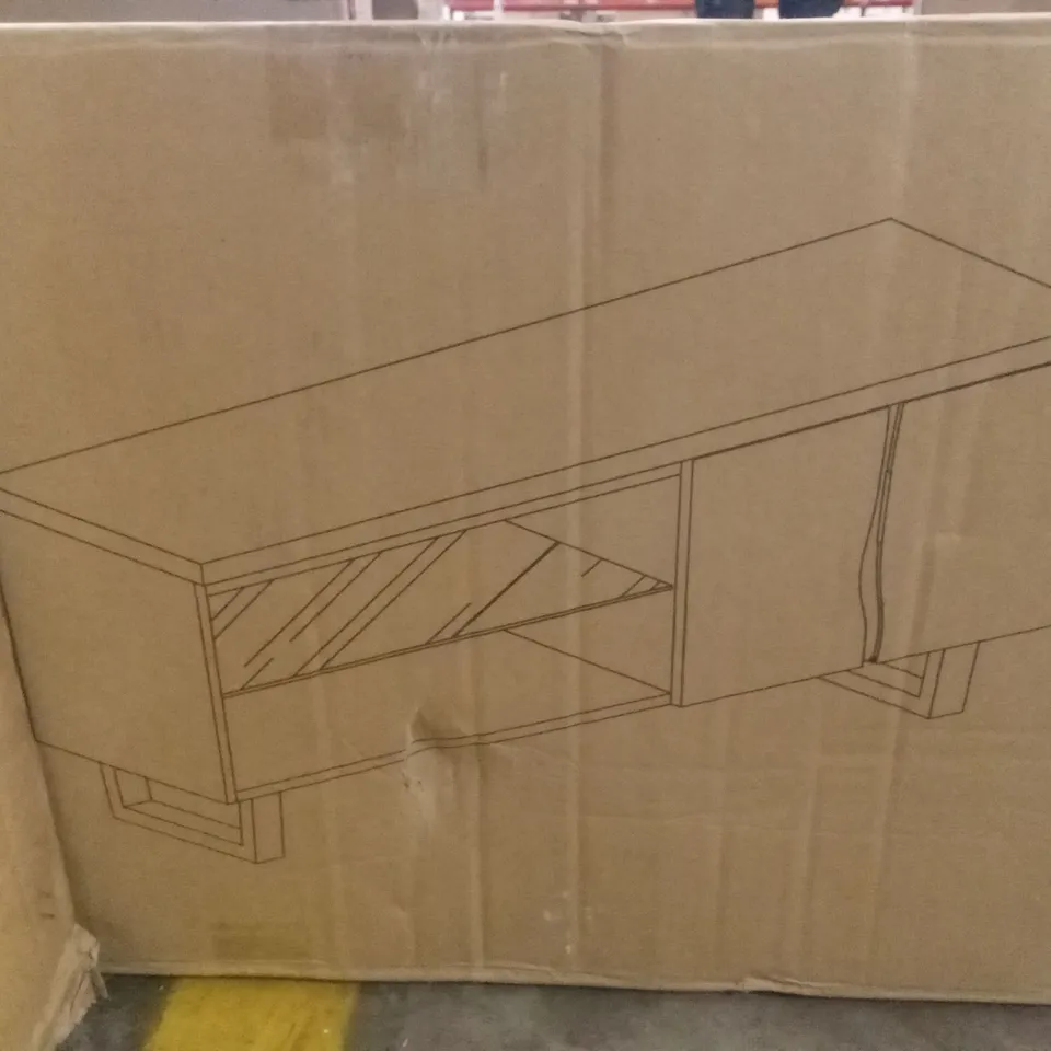 BOXED LARGE TV UNIT 130CM
