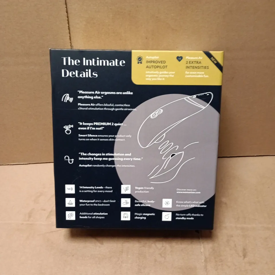 SEALED WOMANIZER PREMIUM 2 CLITORAL STIMULATOR