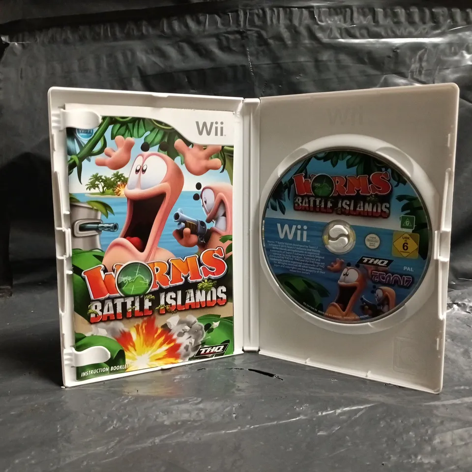 WORMS BATTLE ISLANDS NINTENDO WII VIDEO GAME