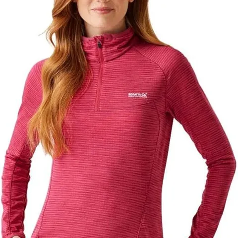 REGATTA WOMENS YONDER II OUTDOOR ACTIVE FLEECE DEEP PINK UK SIZE 18